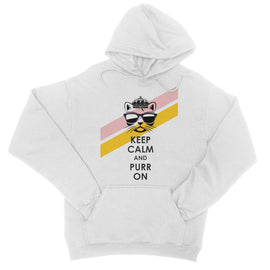 Purr On College Hoodie