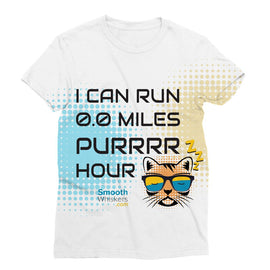 0.0 Miles Purrrr Hour Sublimation T-Shirt