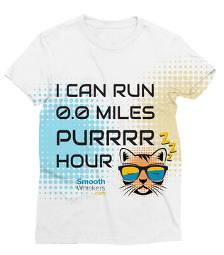 0.0 Miles Purrrr Hour Sublimation T-Shirt