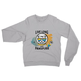 Live Long & Pawspurr Womens Sweatshirt