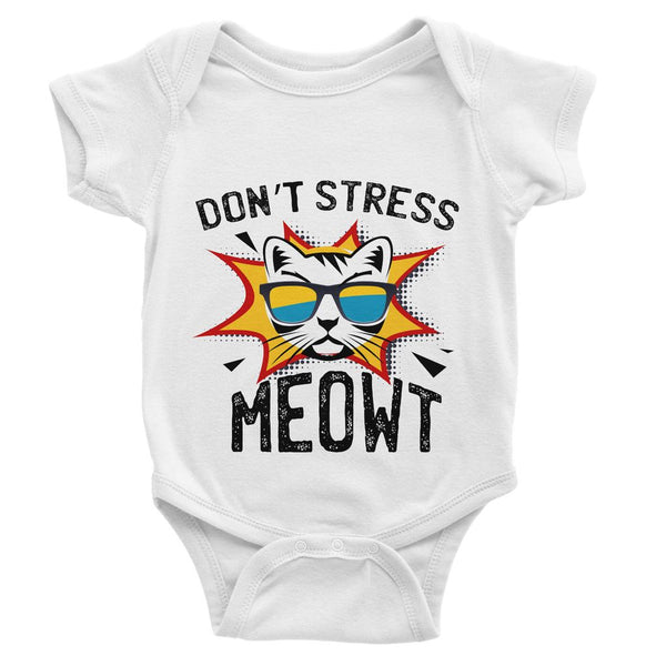 Don't Stress Meowt Baby Bodysuit