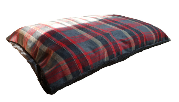 Camden Comfy Cushion Medium Red Check (SRP £31.99)