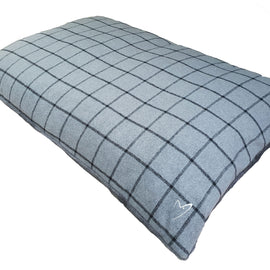 Camden Comfy Cushion Cover Large Grey Check (SRP £25.99)