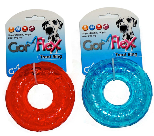 Gor Flex Treat Ring (10cm) Blue/Red (SRP £3.89)