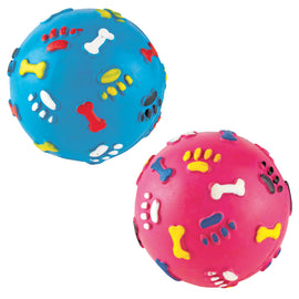 Gor Rubber Giggle Ball (9cm) Pink/Blue (SRP £4.79)