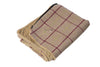 Premium Comfy Cushion Cover Large Beige Check (SRP £25.99)