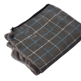 Premium Comfy Cushion Cover Large Grey Check (SRP £25.99)