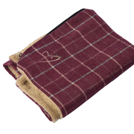 Premium Comfy Cushion Cover Medium Wine Check (SRP £16.49)