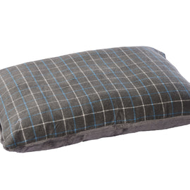 Premium Comfy Cushion Large Grey Check (SRP £51.99)