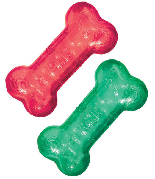 Kong Holiday Squeezz Crackle Bone Medium (SRP £8.29)