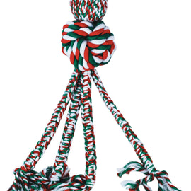 Kong Holiday Wubba Weave w/Rope Large (SRP £8.79)