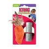 Kong Cat Refillable Catnip Feather Carrot (17cm) (SRP £3.55)