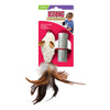 Kong Cat Refillable Catnip Feather Mouse (18cm)  (SRP £3.55)
