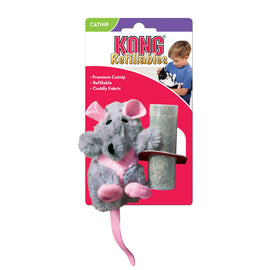 Kong Cat Refillable Catnip Rat (16cm)  (SRP £3.55)