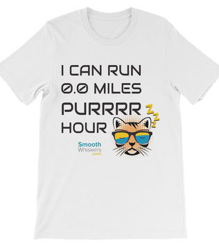 0.0 Miles Purrrr Hour Kids T-Shirt