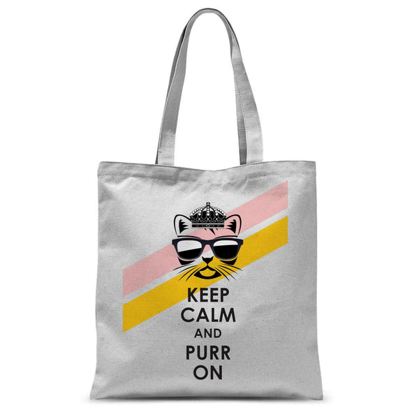 Purr On Sublimation Tote Bag