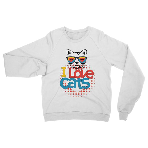 I Love Cats Womens Sweatshirt